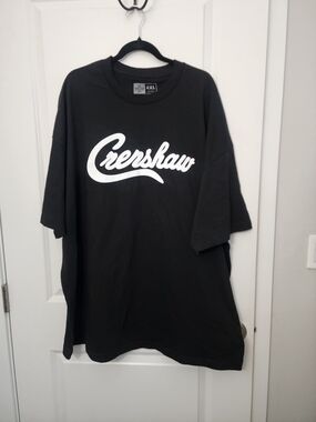 The Marathon Clothing Black 'Crenshaw' Script Tee